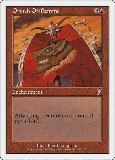 Orcish Oriflamme 7th Edition Magic card