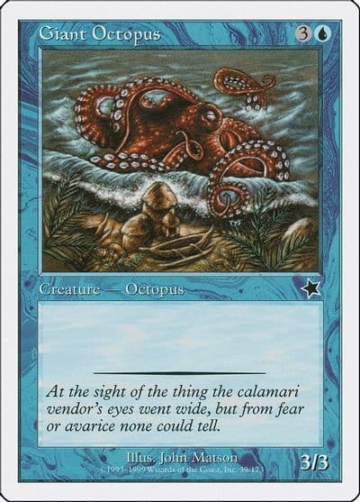 Giant Octopus Starter 1999 Magic card