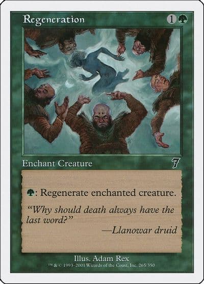 Regeneration 7th Edition Magic card