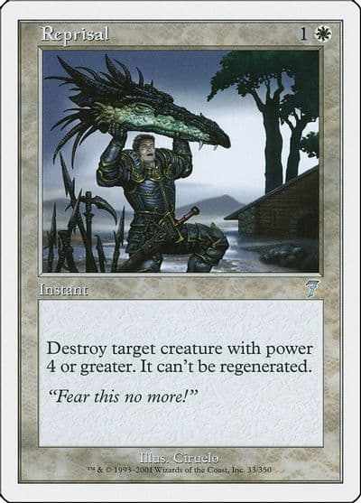 Reprisal 7th Edition Magic card
