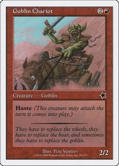 Goblin Chariot Starter 1999 Magic card