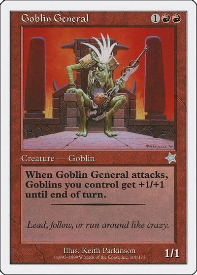 Goblin General Starter 1999 Magic card