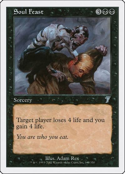 Soul Feast 7th Edition Magic card