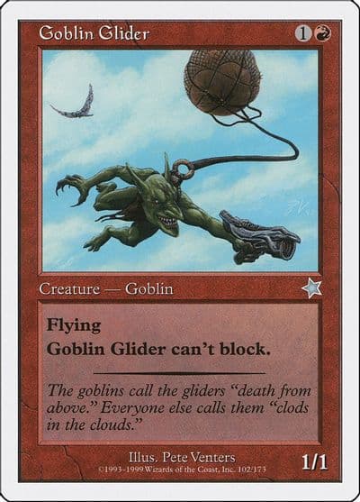 Goblin Glider Starter 1999 Magic card