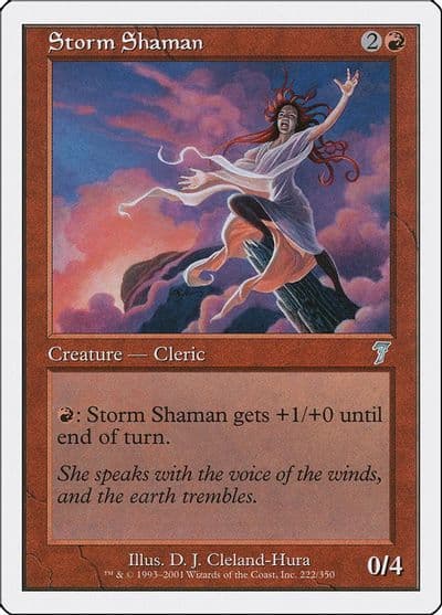 Storm Shaman 7th Edition Magic card