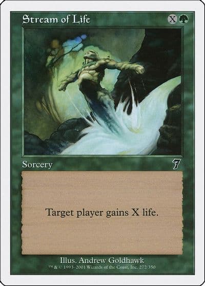 Stream of Life 7th Edition Magic card