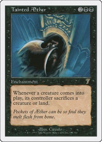 Tainted Aether 7th Edition Magic card