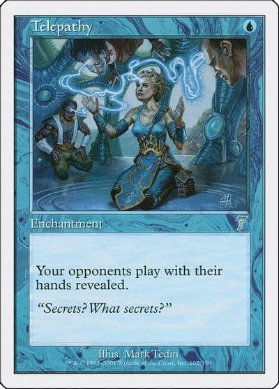 Telepathy 7th Edition Magic card