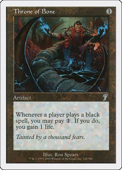 Throne of Bone 7th Edition Magic card
