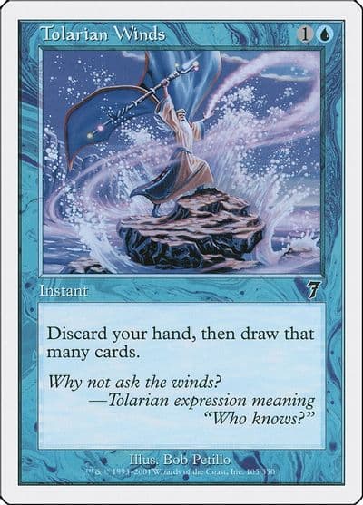 Tolarian Winds 7th Edition Magic card