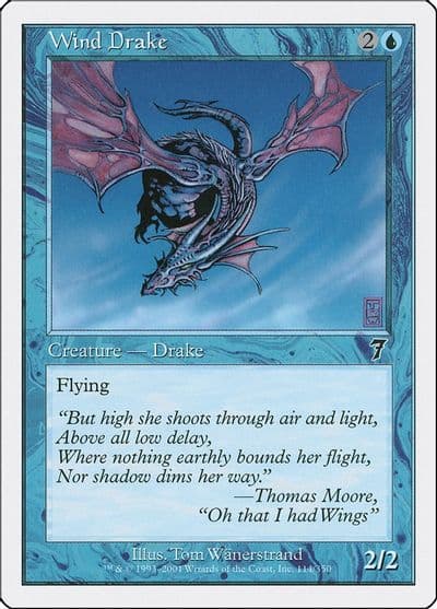 Wind Drake 7th Edition Magic card