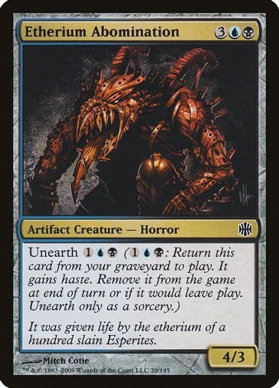 Etherium Abomination Alara Reborn Magic card