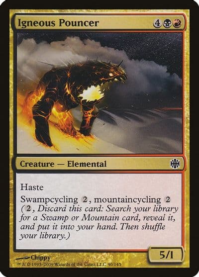Igneous Pouncer Alara Reborn Magic card