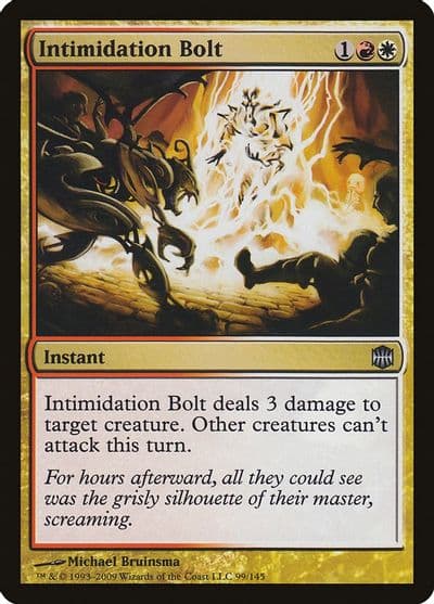 Intimidation Bolt Alara Reborn Magic card