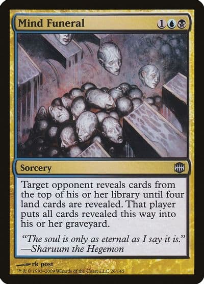 Mind Funeral Alara Reborn Magic card
