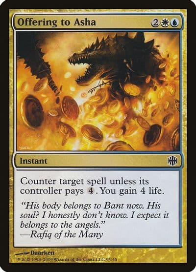 Offering to Asha Alara Reborn Magic card