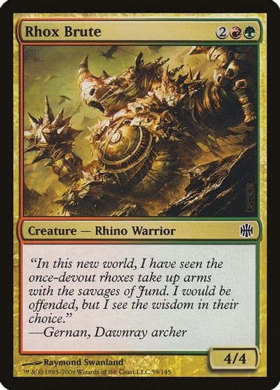 Rhox Brute Alara Reborn Magic card