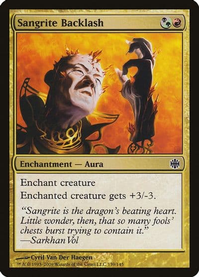 Sangrite Backlash Alara Reborn Magic card