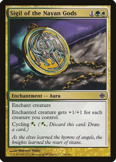 Sigil of the Nayan Gods Alara Reborn Magic card