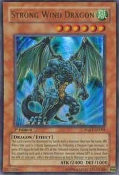 Strong Wind Dragon Raging Battle Yu-Gi-Oh! card