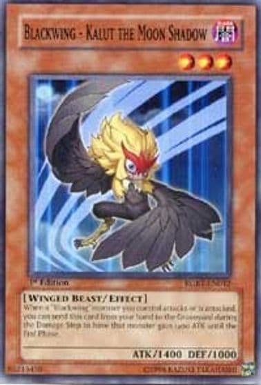 Blackwing Kalut the Moon Shadow Raging Battle Yu-Gi-Oh! card