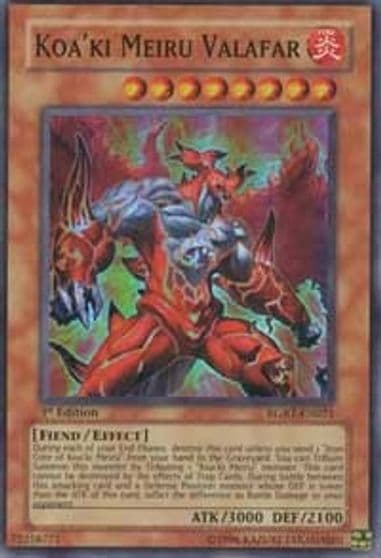 Koaki Meiru Valafar Raging Battle Yu-Gi-Oh! card