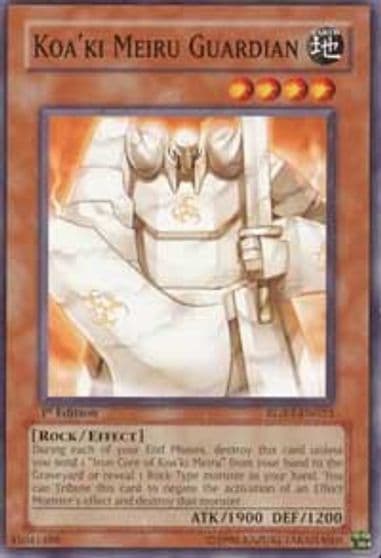 Koaki Meiru Guardian Raging Battle Yu-Gi-Oh! card