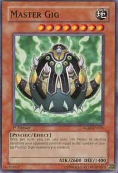Master Gig Raging Battle Yu-Gi-Oh! card