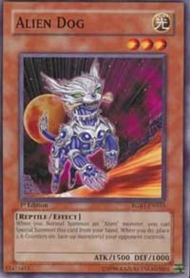 Alien Dog Raging Battle Yu-Gi-Oh! card
