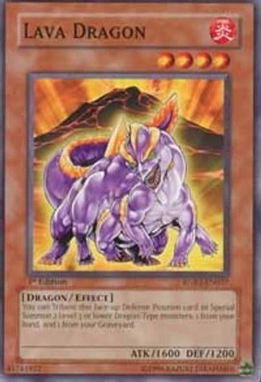 Lava Dragon Raging Battle Yu-Gi-Oh! card