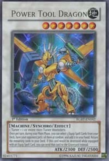 Power Tool Dragon Raging Battle Yu-Gi-Oh! card