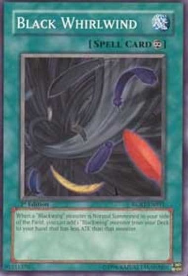 Black Whirlwind Raging Battle Yu-Gi-Oh! card