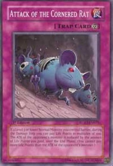 Attack of the Cornered Rat Raging Battle Yu-Gi-Oh! card