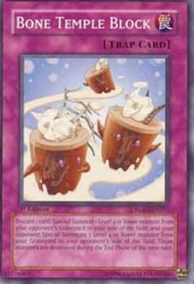 Bone Temple Block Raging Battle Yu-Gi-Oh! card