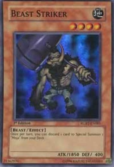 Beast Striker Raging Battle Yu-Gi-Oh! card