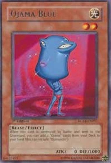 Ojama Blue Raging Battle Yu-Gi-Oh! card