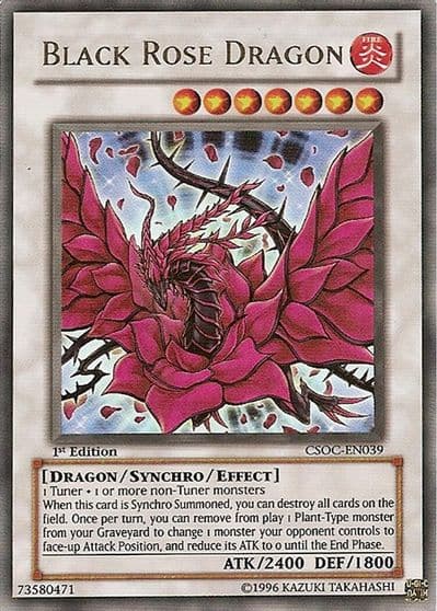Black Rose Dragon Crossroads of Chaos Yu-Gi-Oh! card