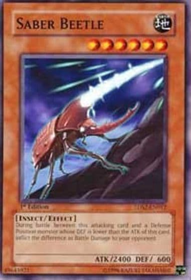 Saber Beetle 5D's Starter Deck 2009 Yu-Gi-Oh! card