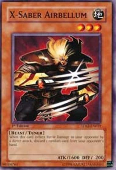 X Saber Airbellum 5D's Starter Deck 2009 Yu-Gi-Oh! card