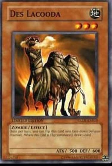 Des Lacooda Gold Series 2008 Yu-Gi-Oh! card
