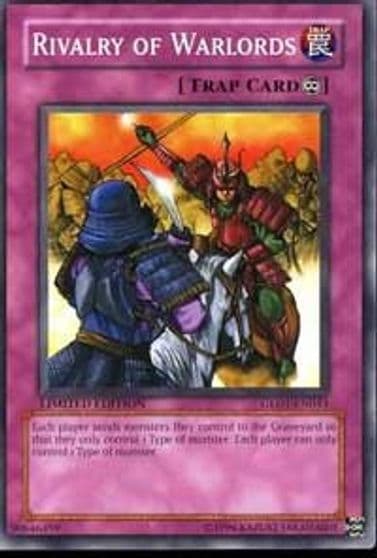 Rivalry of Warlords Gold Series 2008 Yu-Gi-Oh! card