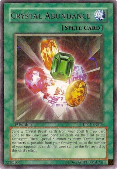 Crystal Abundance Duelist Pack 7: Jesse Anderson Yu-Gi-Oh! card