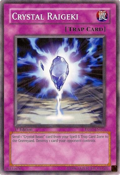 Crystal Raigeki Duelist Pack 7: Jesse Anderson Yu-Gi-Oh! card
