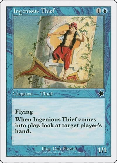 Ingenious Thief Starter 1999 Magic card