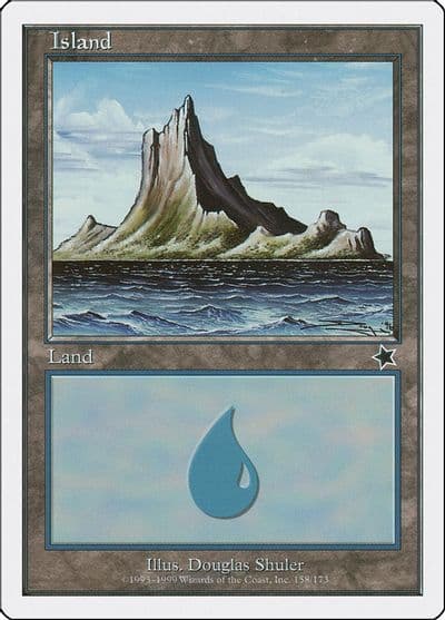 Island 158 Starter 1999 Magic card