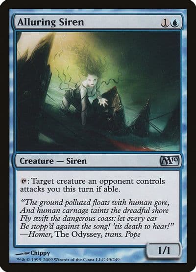 Alluring Siren Magic 2010 (M10) Magic card