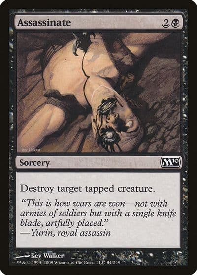 Assassinate Magic 2010 (M10) Magic card