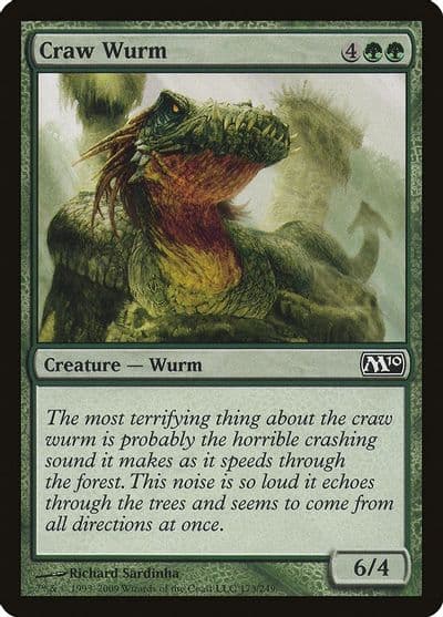 Craw Wurm Magic 2010 (M10) Magic card