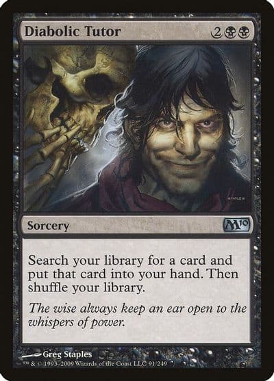 Diabolic Tutor Magic 2010 (M10) Magic card