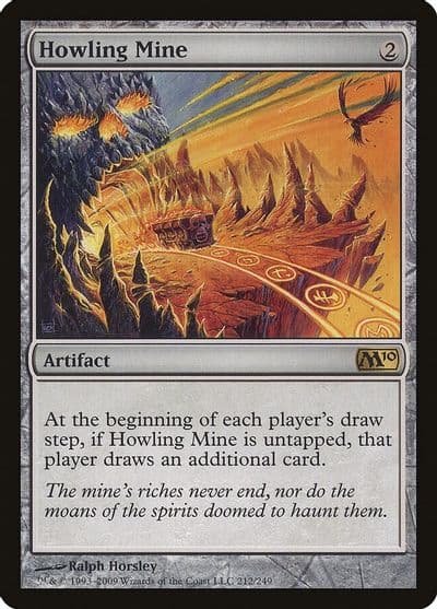 Howling Mine Magic 2010 (M10) Magic card